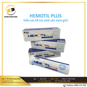 viên sủi hemotil plus hỗ trợ sinh sản nam giới