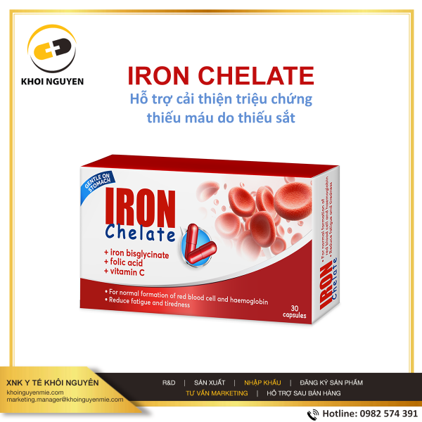 iron chelate - sắt bisglycinate