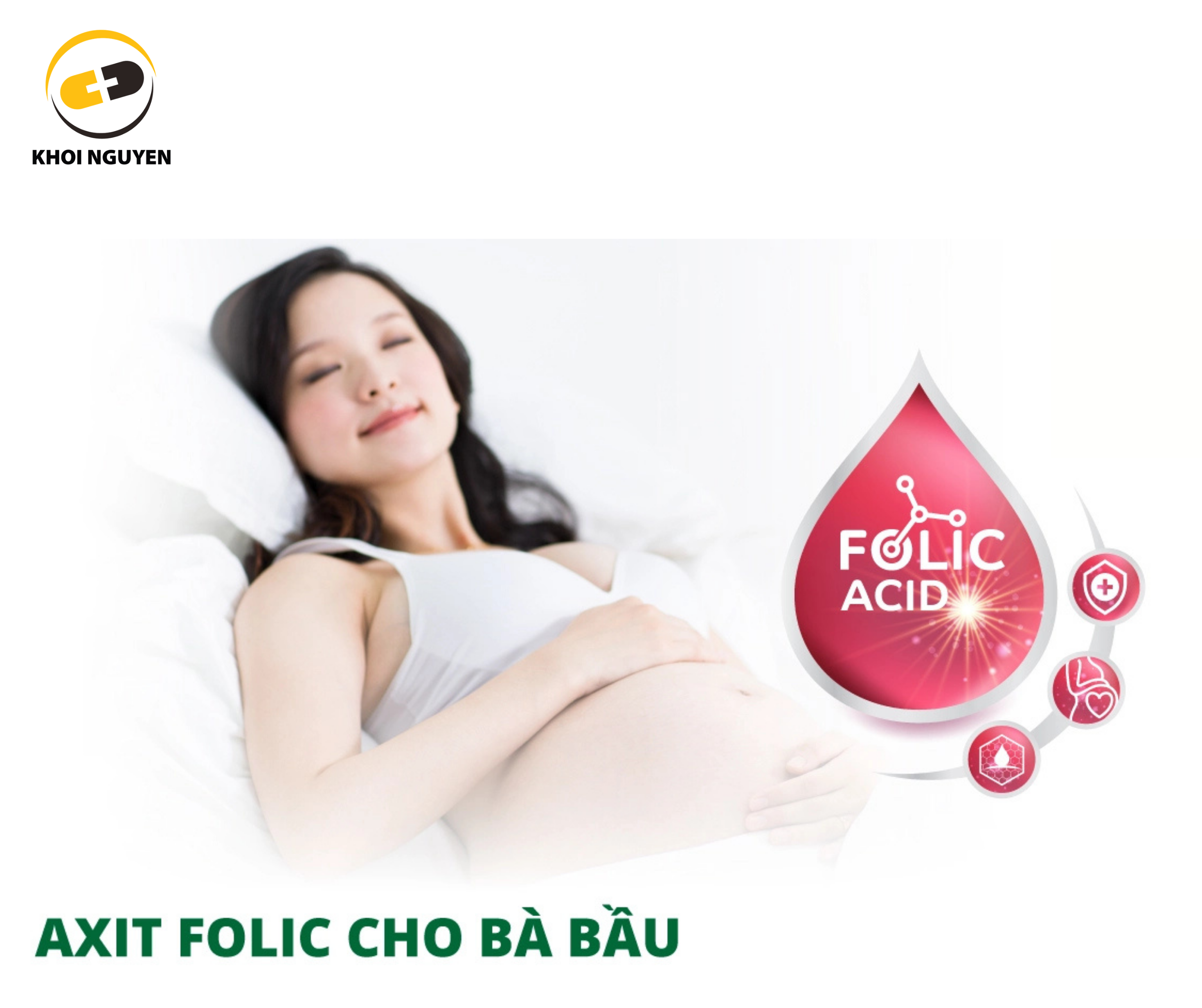Acid folic cho bà bầu