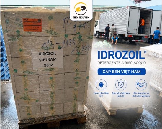 idrozoil cập bến Việt Nam